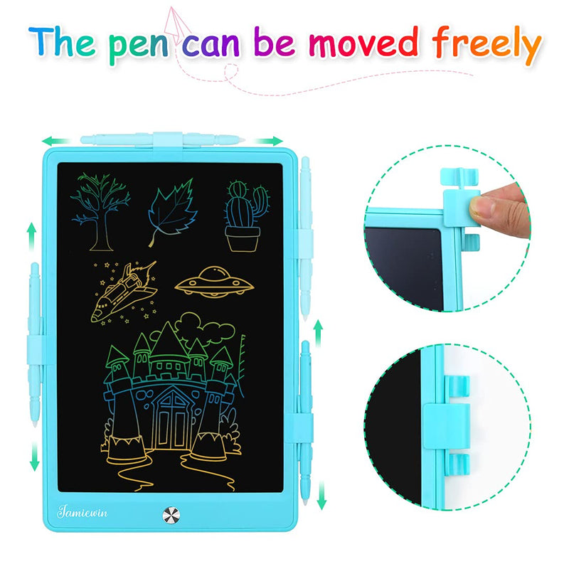  [AUSTRALIA] - 11 Inch LCD Writing Tablet, Colorful Drawing Doodle Board for Kids Toddler Drawing Pad Writing Board, Christmas Birthday Gifts for Boys Girls Age 3-7 Blue