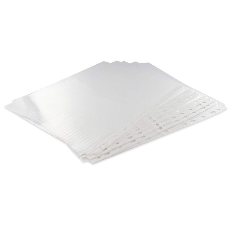  [AUSTRALIA] - Top Loading Sheet Protectors Holds 8.5" x 11" Paper Fits in Standard Three Ring Binder Documents can be Inserted from The Top Hole Punching is not Necessary - 10 Per Pack (Pack of 2) - by Emraw