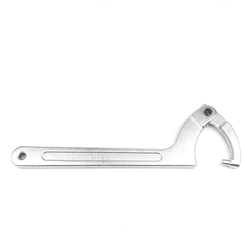  [AUSTRALIA] - Vmotor Chrome Vanadium Adjustable C Spanner Hook Wrench Tool - 1 1/4-3"(32-76mm) 1 1/4-3"