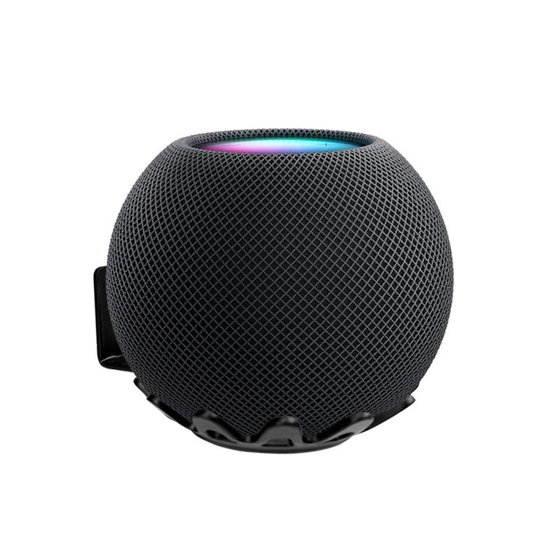  [AUSTRALIA] - EMAQUIN Wall Mount Bracket for Homepod Mini (Drill Free,Sturdy Metal,Durable Paint Finish,Easy Install on The Wall,Compatible with Homepod Mini, Black) Single pc