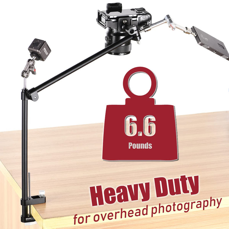  [AUSTRALIA] - Overhead Camera Stand,for DSLR,Webcam,iPhone,iPad Tablet,Ringlight,Projector Mount, Office Desk,Table for Overhead Photos and Videos