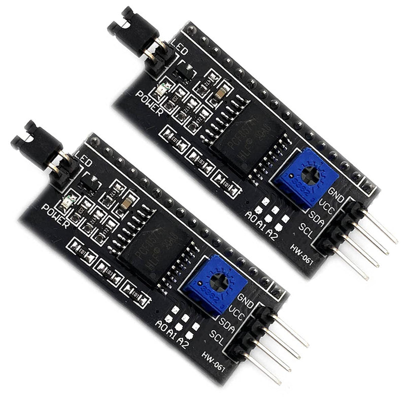  [AUSTRALIA] - KIRO&SEEU 2pcs 1602 LCD 2004 20x4 i2c LCD Display Adapter IIC//TWI/SPI/I2C Serial Interface Module Shield Compatible with Arduino UNO R3 MEGA2560