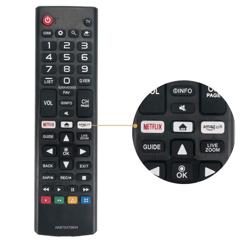 VINABTY Replaced Remote fit for LG Smart 4K UDH TV OLED55c8AUA OLED55c8PUA OLED55E8PUA 65SK9500PUA 55SK9500PUA 65SK9550PUA 65SK9000PUA 55SK9000PUA 65SK8550PUA 55SK8550PUA 75SK8070PUA AKB75375604 - LeoForward Australia