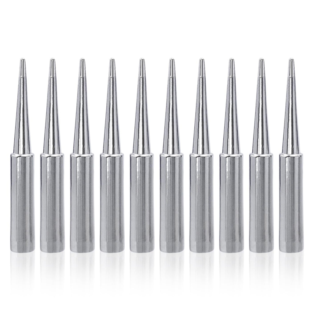  [AUSTRALIA] - Mesee Pack of 10 Iron Tip Soldering Tips, Tip Solder Soldering Tips, 900M-T-LB Soldering Tips Welding Accessories for Circuit Boards for Hakko, Radio Shack, Tenma, Damping, Quick, Aoyue, Yihua Solder Station