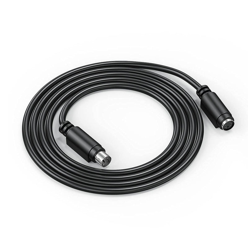  [AUSTRALIA] - JUXINICE Copper Wires PS/2 Extension Cable, Mini Din 6pin Male to Female Cable for Computer PC Keyboard/Mouse/KVM & More 6ft（ M/F 2M）