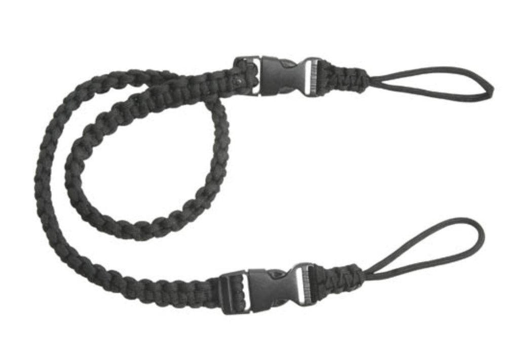  [AUSTRALIA] - The Outdoor Connection Paracord Bino Strap, Black