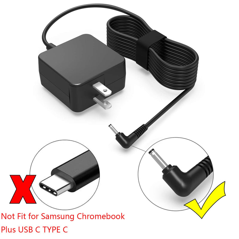  [AUSTRALIA] - UL Listed AC Adapter Charger Fit for Samsung Chromebook 3 2 PA-1250-98 XE500C13 XE501C13 XE303C12 XE500C12 XE503C12 XE503C32 500C 303C 503C 501C W14-026N1A BA44-00322 PA3N40W Laptop Power Supply Cord