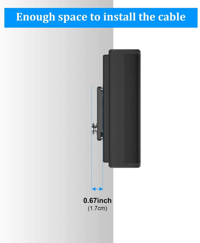  [AUSTRALIA] - Yaotieci (Pack of 4) Wall Mount Bracket for Bose SlideConnect UB-20 Series II, UFS-20, WB-50, Lifestyle 525 535 III/ 600, Soundtouch 300/520, CineMate 520 with Screws Kit