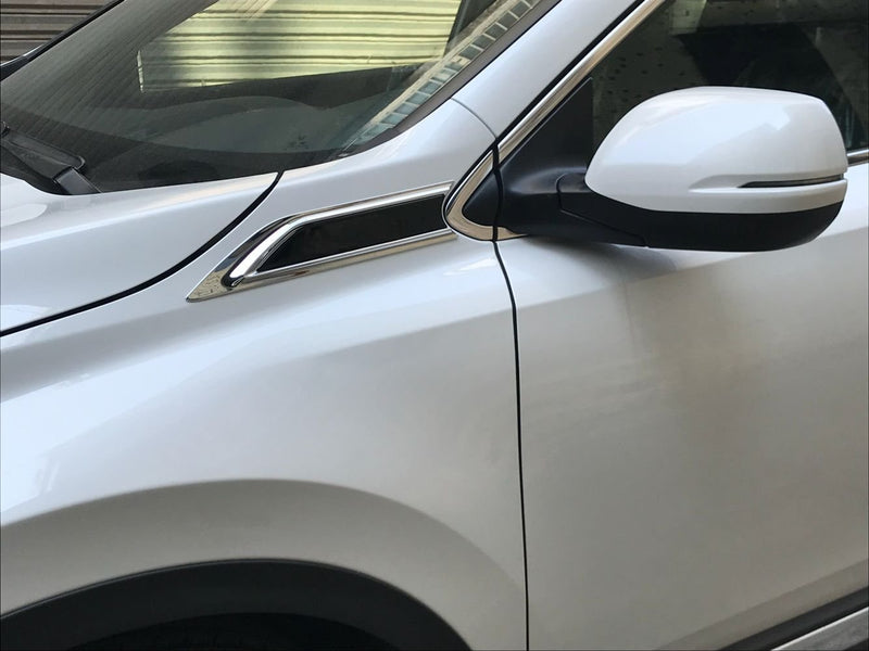  [AUSTRALIA] - Beautost Fit For Honda 2017 2018 2019 CR-V CRV Front Side Fender Sticker Vents Air Outlet Cover Trim