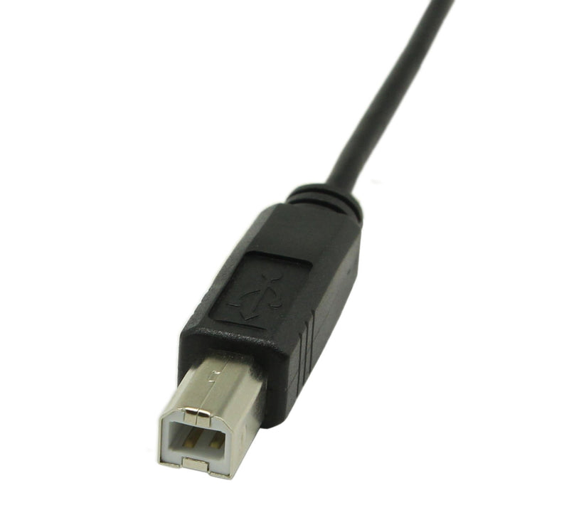 Type C Printer Cable, zdyCGTime 90 Degree Right Angle USB 2.0 Type C (USB-C) to Type B (USB-B) Printer Scanner Cable -18Inchs - LeoForward Australia