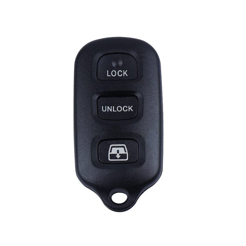  [AUSTRALIA] - Car Keyless Entry Remote Control Fob fits 1999-2009 Toyota 4Runner and 2001-2008 Sequoia Use for FCC ID：HYQ12BAN HYQ12BBX HYQ1512Y (Set of 2)