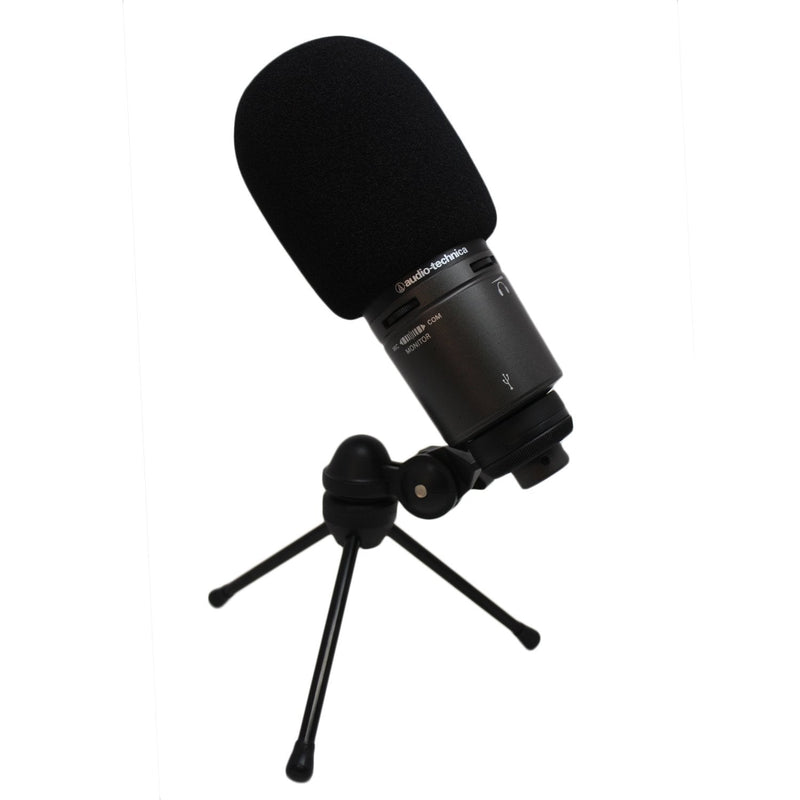  [AUSTRALIA] - Foam Windscreen for Audio Technica AT2020 Microphone - Pop Filter made from Quality Sponge Material that Filters Unwanted Recording and Background Noises - Black Color