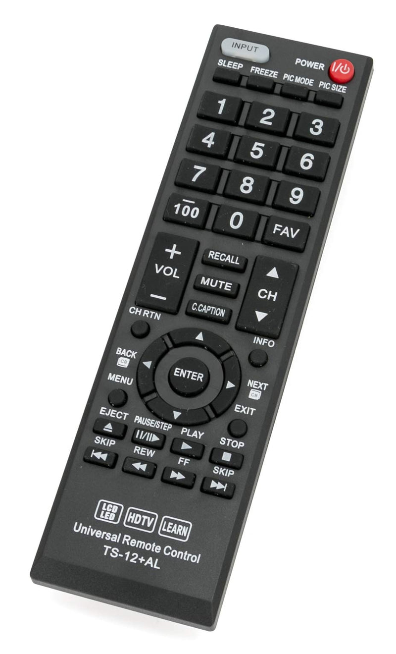 New TS-12+AL Universal Remote Control for Almost All Toshiba TV CT-90275 CT-90326 CT-90302 CT-90366 CT-90325 CT-90329 CT-8037 - LeoForward Australia