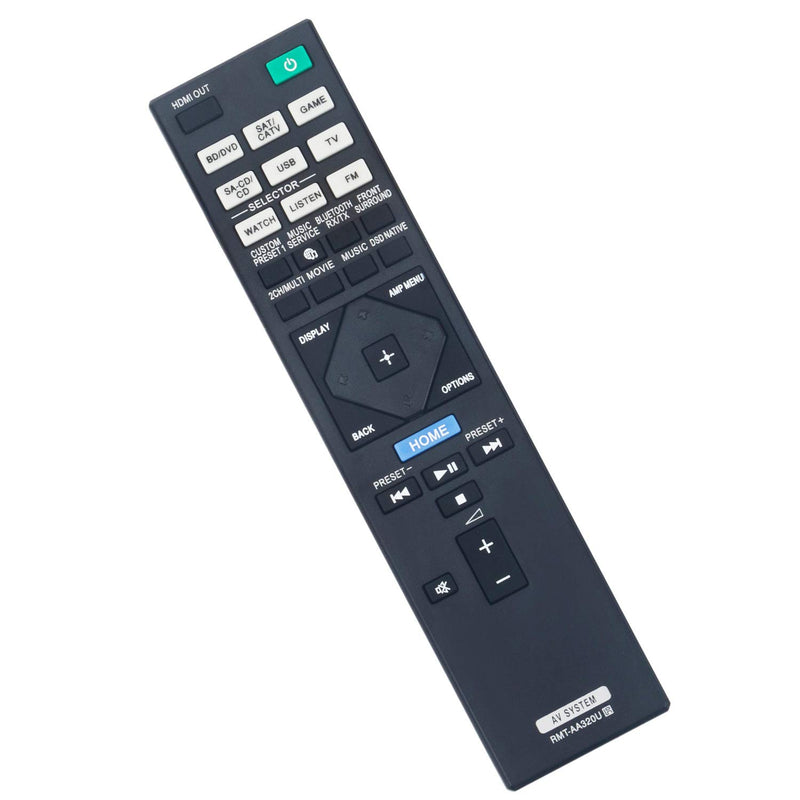 RMT-AA320U Replacement Remote Control Applicable for Sony AV Receiver STR-ZA810ES STR-DN1080 STRZA810ES STRDN1080 - LeoForward Australia