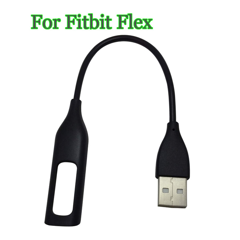Fitbit Flex Charger, KingAcc Replacement USB Charging Cable Cord Charger Cradle Dock Adapter for Fitbit Flex, Fitbit Flex 1, Heart Rate Fitness Wristband Smart Watch (0.66Foot, 2-Pack) Flex 2-Pack - LeoForward Australia