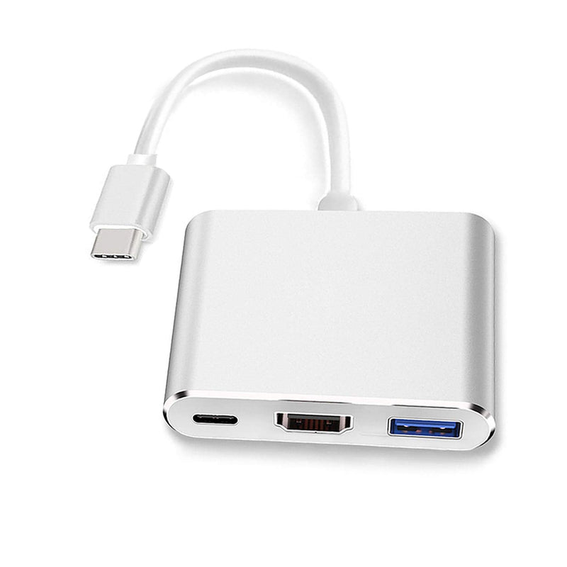  [AUSTRALIA] - USB-C to HDMI Adapter (Supports 4K / 30Hz) - Type- C 3 in 1 Converter Cable for 2017 / 2018 MacBook Pro, MacBook, Mac Pro, iMac, Chromebook, & More USB 3.0 Type-C Devices