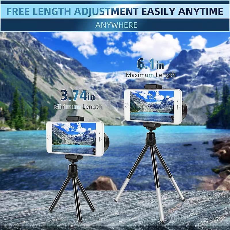  [AUSTRALIA] - Monocular 80x100 Telescope High Powered for Smartphone Low Night Vision Monoculars with Smartphone Holder & Tripod High Definition for Stargazing Hunting Wildlife Bird Watching Travel Camping