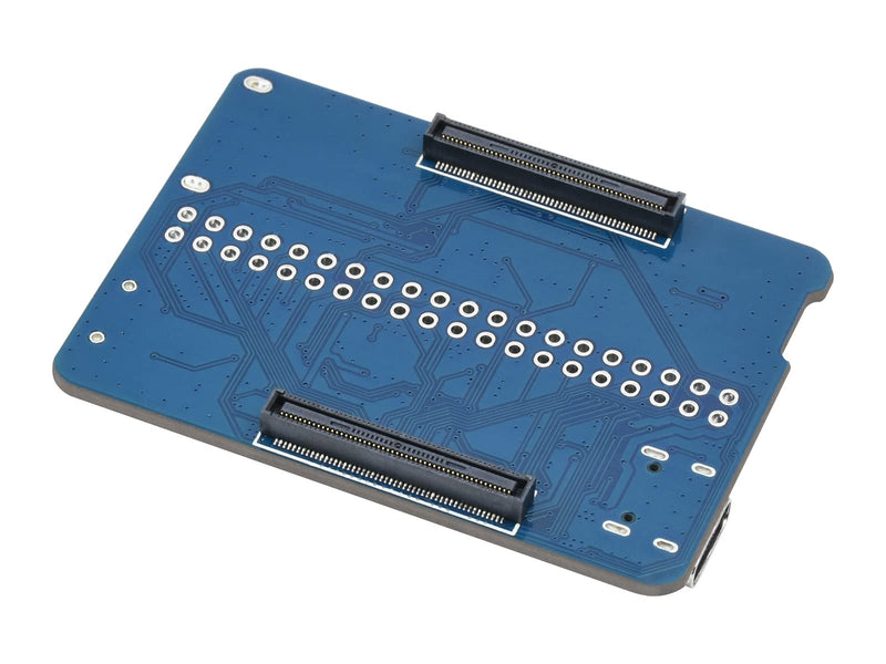  [AUSTRALIA] - Waveshare Nano Base Board (A) for Raspberry Pi Compute Module 4, Same Size as CM4, with 1× Raspberry Pi 40PIN GPIO, 1× USB 2.0 Type A, 1× MIPI CSI-2 Port, 5V/ 2.5A USB Type C Power Supply Interface