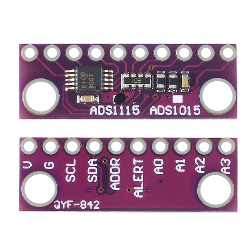  [AUSTRALIA] - DORHEA 3PCS ADS1115 16 Bit Analog to Digital Development Board ADC Converter Module 4 Channel Board with Programmable Gain Amplifier 2.0V to 5.5V for Raspberry Pi