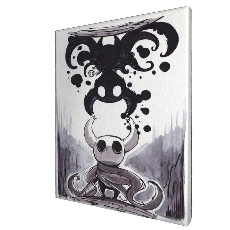  [AUSTRALIA] - Hollow Knight Painting On Canvas Frameless Wall Art Prints Pictures Computer Inkjet Painting Home Decoration Paintings