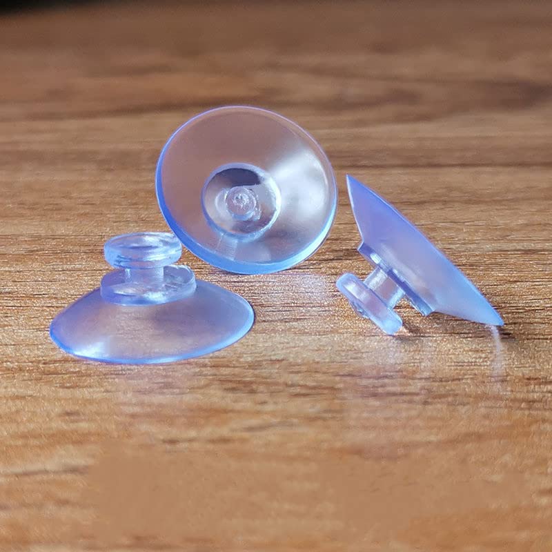  [AUSTRALIA] - GDQLCNXB 30mm/1.18" Suction Cups for Glass Table Tops, Rubber Transparent Anti-Collision Sucker Pad Without Hooks for Home Decoration 30 Pcs