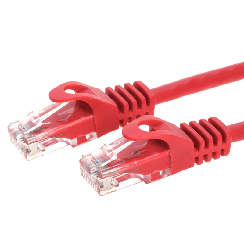  [AUSTRALIA] - Cables Direct Online Red 100ft Cat6 Ethernet Network Cable RJ45 Internet Modem Patch Cord