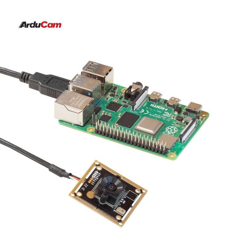  [AUSTRALIA] - Arducam 8MP 1080P Auto Focus USB Camera Module with Microphone, 1/3.2” CMOS IMX179 Mini UVC USB2.0 Webcam Board with 3.3ft/1m Cable for Windows, Linux, Android and Mac OS IMX179 CAM With Auto Focus Lens