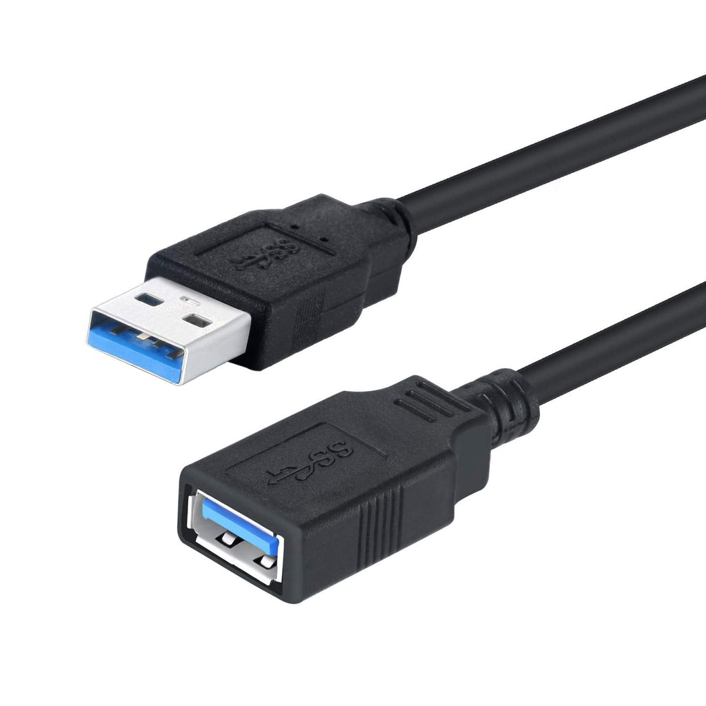  [AUSTRALIA] - Pasow SuperSpeed USB 3.0 Type A Male to Female Extension Cable (10 Feet) 10 Feet