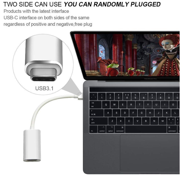  [AUSTRALIA] - USB C to HDMI Adapter, Type C to HDMI Converter (Thunderbolt 3 Compatible) 4K@30Hz for MacBook Pro, Google Chromebook Pixel,Dell XPS Samsung Galaxy S8/9/10Note 8/9, iMac and More USB C to HDMI