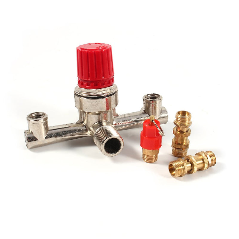  [AUSTRALIA] - Bama Regulating Valve Bracket Adjustable Pressure Regulating Valve Bracket Air Compressor Fitting Small Pump