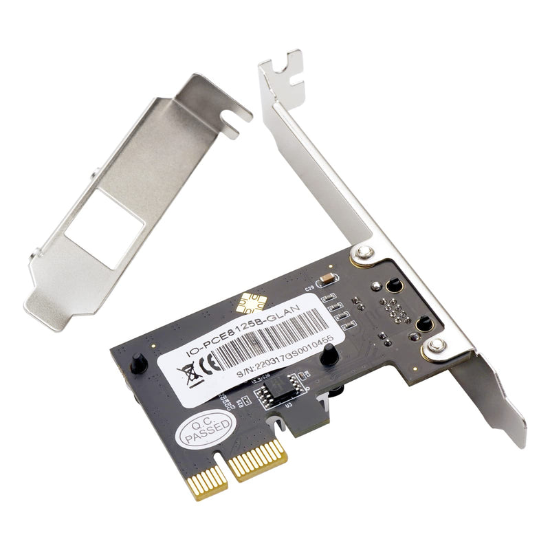  [AUSTRALIA] - 2.5GBase-T PCIe Network Adapter 2500 Mbps PCI Express Gigabit Ethernet Card RJ45 LAN Controller with 1 Port Support Windows Server/Windows/Linux,Standard and Low-Profile Brackets Included