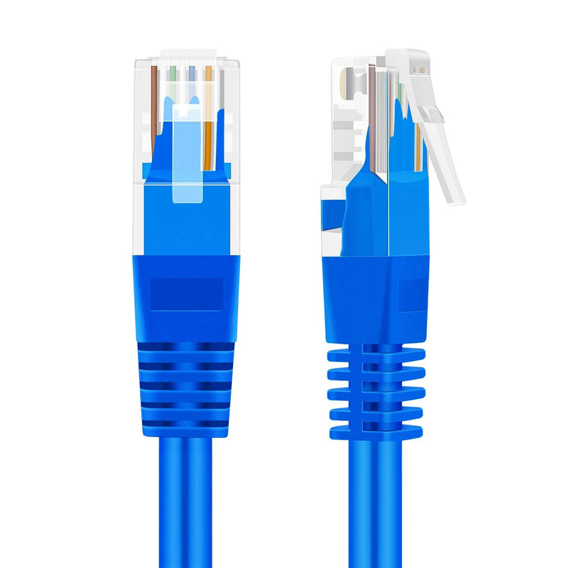  [AUSTRALIA] - TNP Cat 6 3 Foot Network Cable, Short Ethernet Cable Patch Data Cable Cat 6 RJ45 Connector LAN Network Gigabit Internet Wire Cord - Premium Snagless Computer Ether Wire (3 Foot, Blue) 3FT