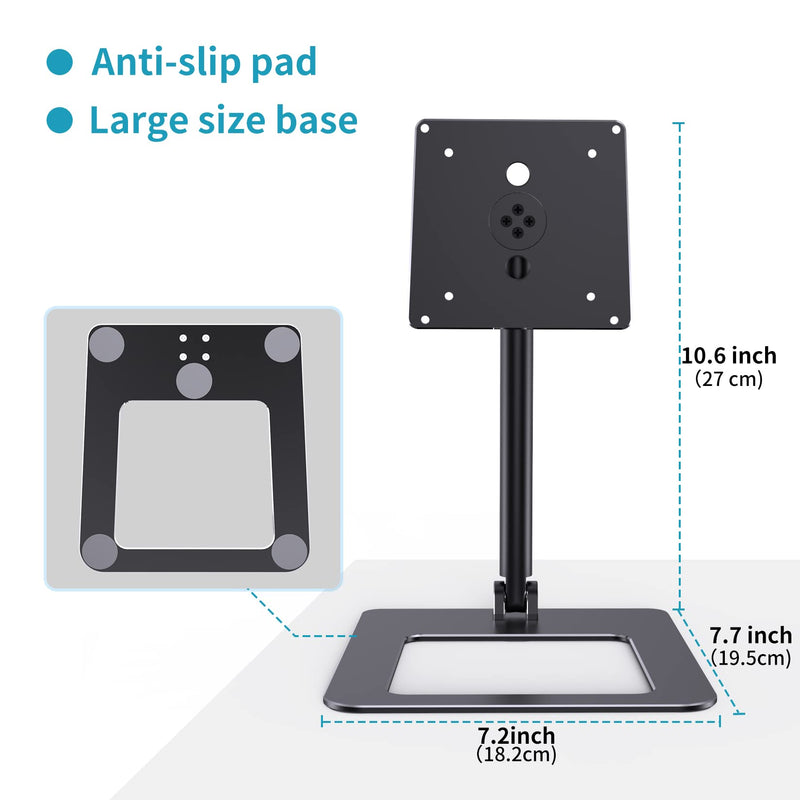  [AUSTRALIA] - Letlar ECH0 Show 15 Stand Adjustable, Show 15 Mount with 360° Rotation Wide Base, Tilt Stand for Show 15.6" Smart Display, Whole Aluminum, Hold The Device Stably