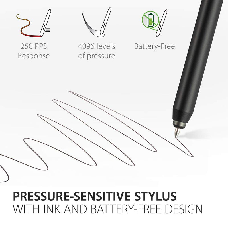 [AUSTRALIA] - ViewSonic ID0730 7.5 Inch Portable Digital Writing Pen Pad with Battery Free Ink Pen for Sketching, Drawing, Graphic Design, Remote Teaching, Distance Learning Supports Windows, Mac, Android