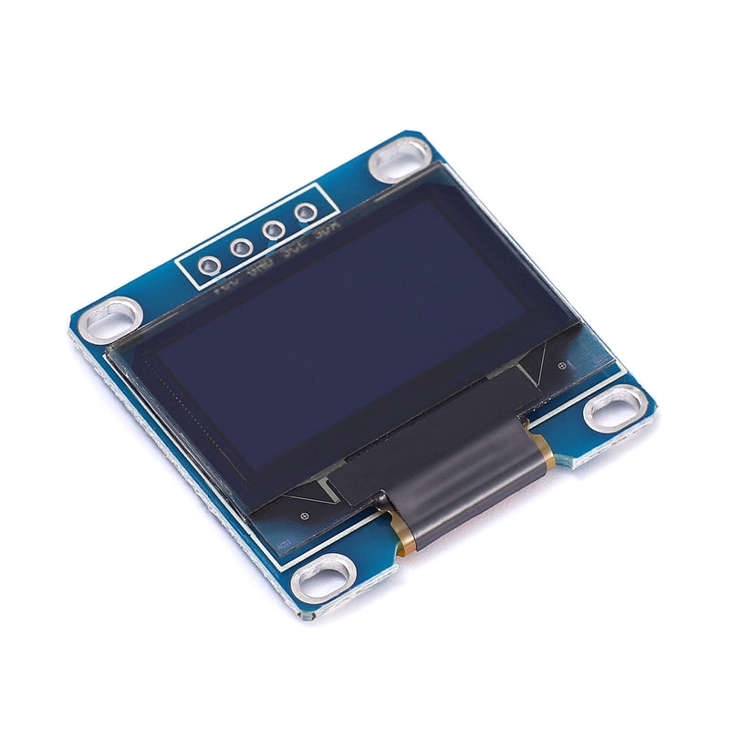  [AUSTRALIA] - Songhe 0.96 inch 12864 128X64 OLED LCD Display Board Module I2C IIC SSD1306 Driver 4 Pins for Arduino Raspberry Pi (Pack of 5pcs, White Light)