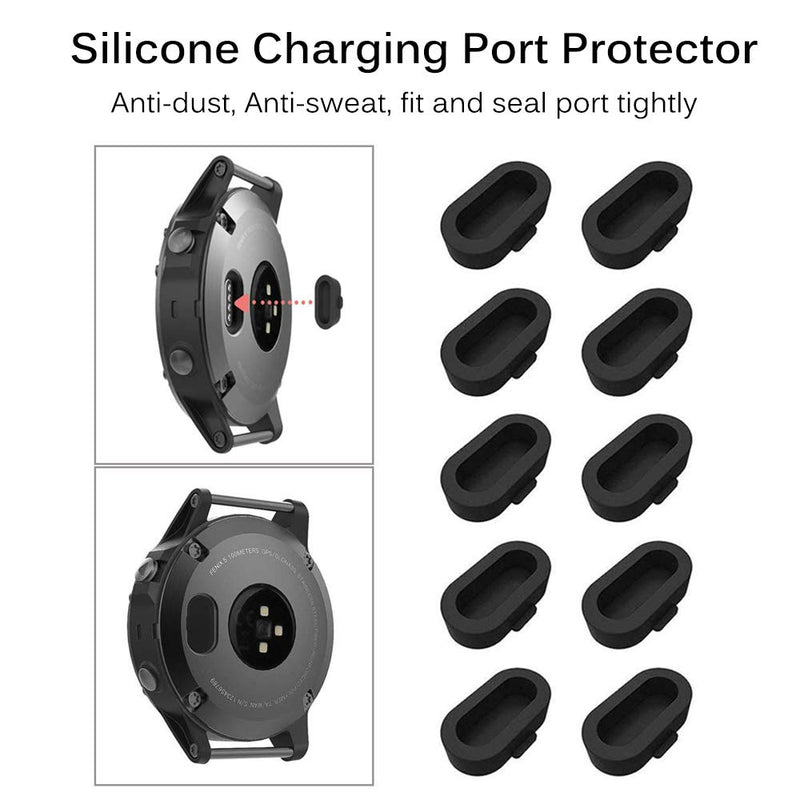  [AUSTRALIA] - [10+2 Pack] Garmin Instinct Screen Protector and Charger Port Protector