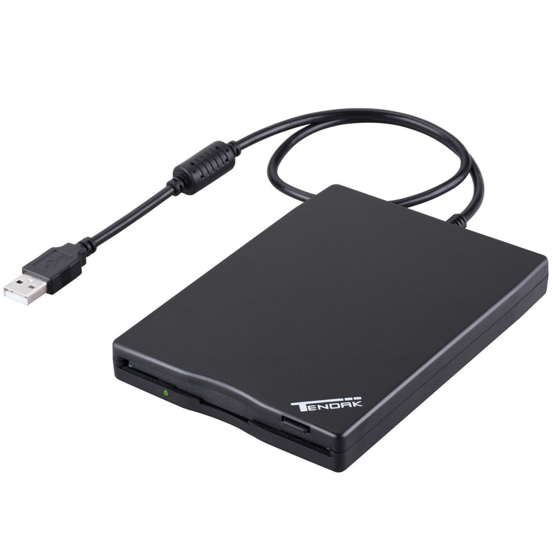  [AUSTRALIA] - Tendak USB Floppy Disk Drive - 3.5" Portable USB External 1.44MB FDD Diskette Drive for PC Windows 7/8, Windows XP, Vista,for Mac Plug and Play (Black)