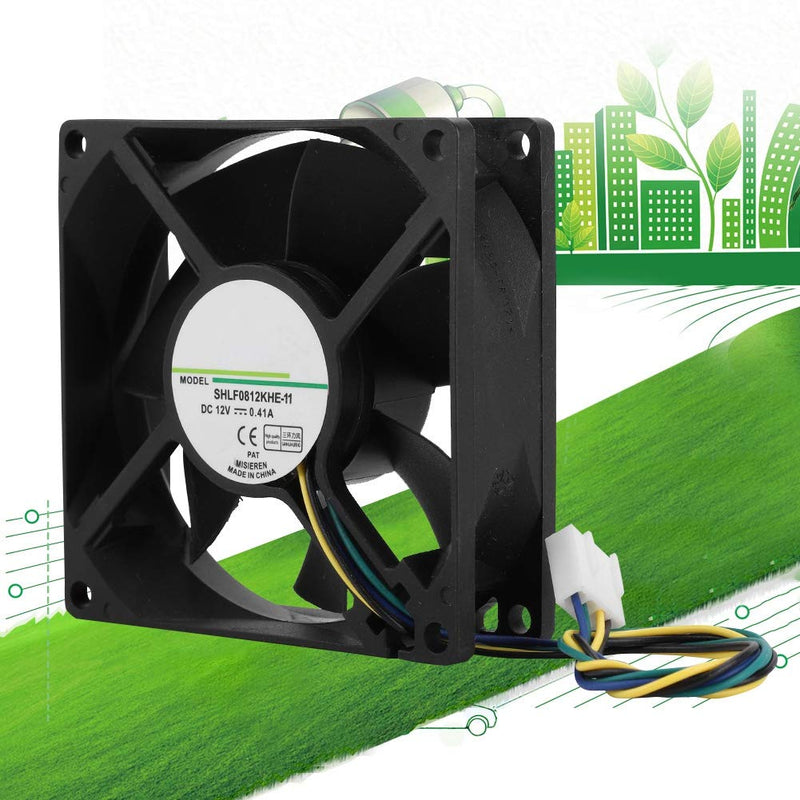  [AUSTRALIA] - Computer CPU Cooling Fans, DC 12V Computer Fans,80 mm 4 Pin Dual Ball Bearing Computer Case Fans,Ultra Low Noise Cooler Silent Cooler,Support PWM Temperature Control