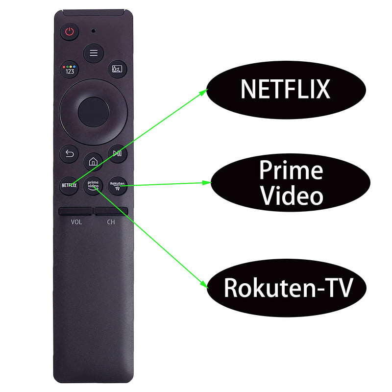 Universal Remote Control compatible for Samsung Smart-TV LCD LED UHD QLED 4K HDR TVs, with Netflix, Prime Video Buttons - LeoForward Australia