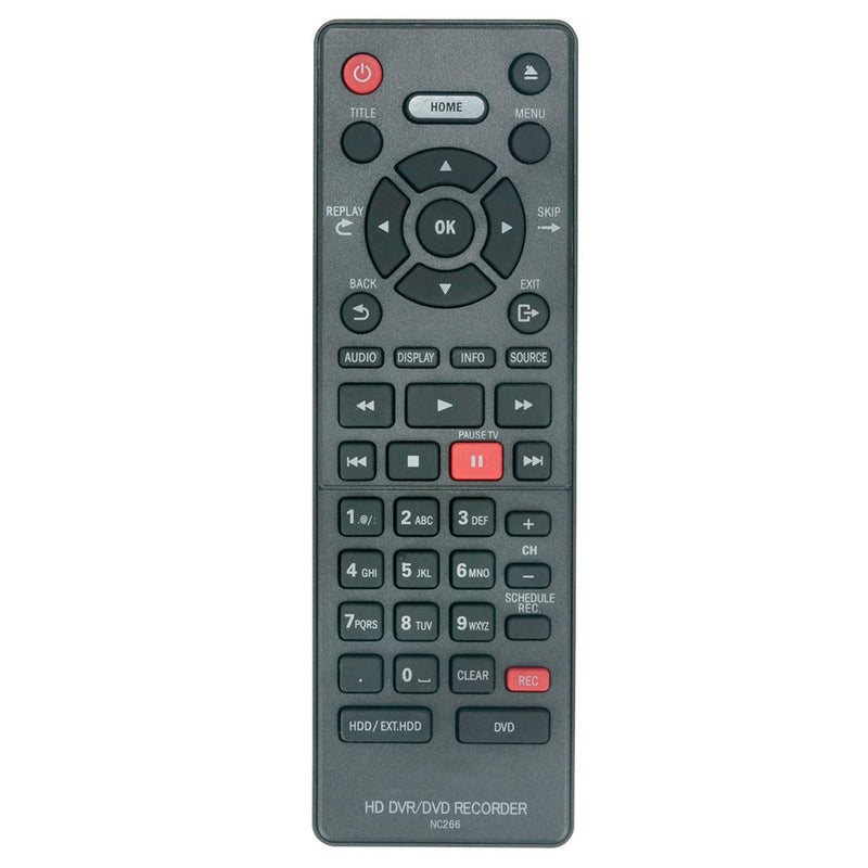  [AUSTRALIA] - NC266UH NC266 Replacement Remote Control Applicable for Magnavox HD DVR DVD Recorder MDR868H MDR868H/F7 MDR865H MDR865H/F7 MDR867H MDR867H/F7 MDR515H/F7