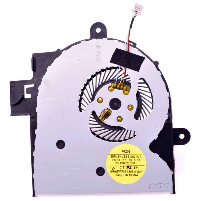  [AUSTRALIA] - Deal4GO CPU Fan Cooling Fan Replacement for HP Envy X360 M6-W M6-W000 M6-W100 M6-W010DX M6-W101DX M6-W102DX 807524-001