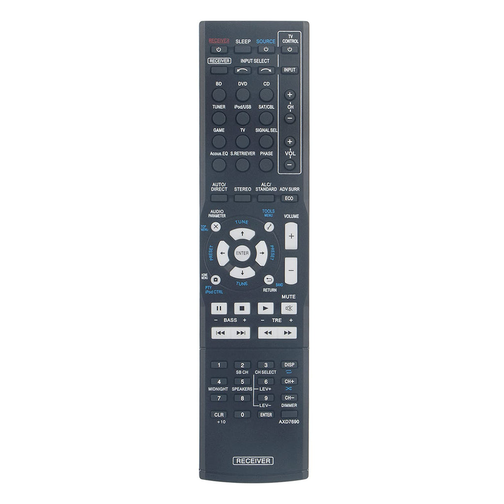  [AUSTRALIA] - AXD7690 Replacement Remote AIDITIYMI Remote Control fit for Pioneer Audio Video Receiver System Player VSX-524-K VSX524