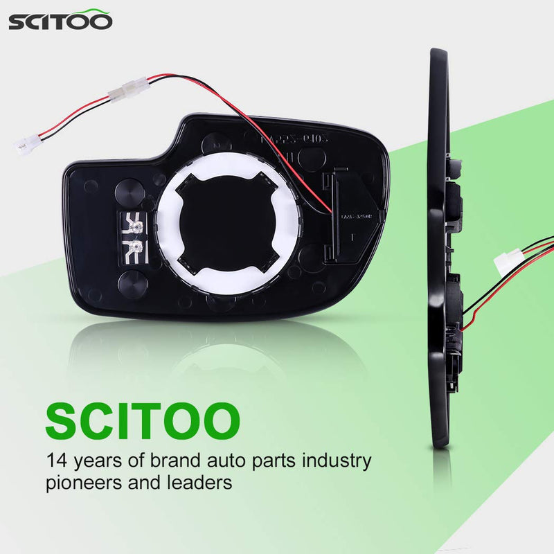  [AUSTRALIA] - SCITOO Compatible fit for Exterior Mirror Replacement Glasses Driver Left Side Power Heated Signal 2003-2007 Chevy Silverado Suburban GMC Sierra Yukon Replacement Tow Mirror Driver Side