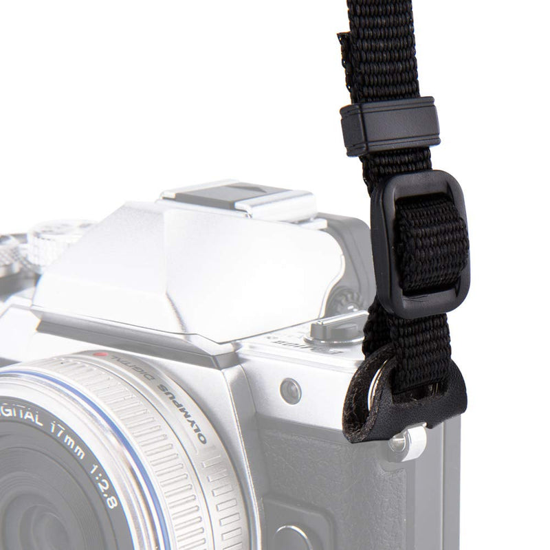  [AUSTRALIA] - JJC Soft Camera Neck Shoulder Strap for Sony ZV-E10 A6000 A6100 A6300 A6400 A6500 A6600 Fuji Fujifilm X-T30 X-T20 X-T10 X-T4 X-T3 X-T2 X100V X100F X-S10 X-E4 Canon EOS M50 M6 Mark II Nikon Z50 & More Black