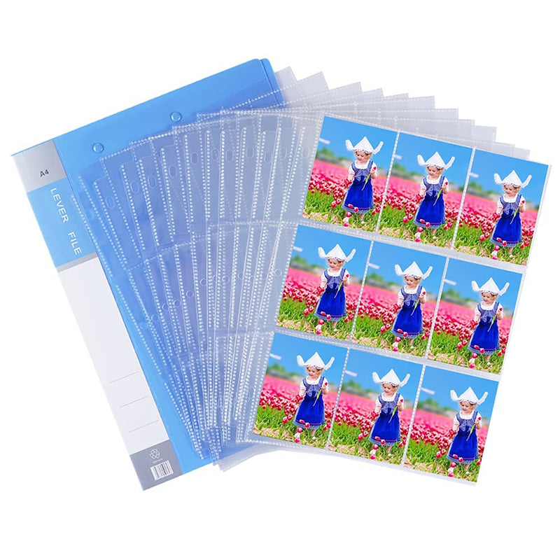  [AUSTRALIA] - 38 Pack 9 Pocket Page Protector Standard Transparent Card Sleeve Page Baseball Pages 3 Ring Binder Apply to Pokemon Trading Cards Business Cards Game Cards Coupon Sport Cards