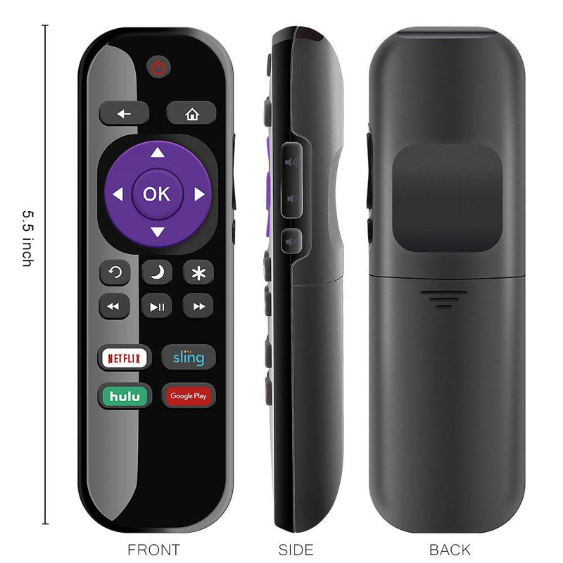 Gvirtue NS-RCRUS-17 Universal Remote Control Replacement for Insignia Roku TV Remote All Insignia Roku Smart LED TV (Model Year 2016 2017 2018 2019 2020) - LeoForward Australia