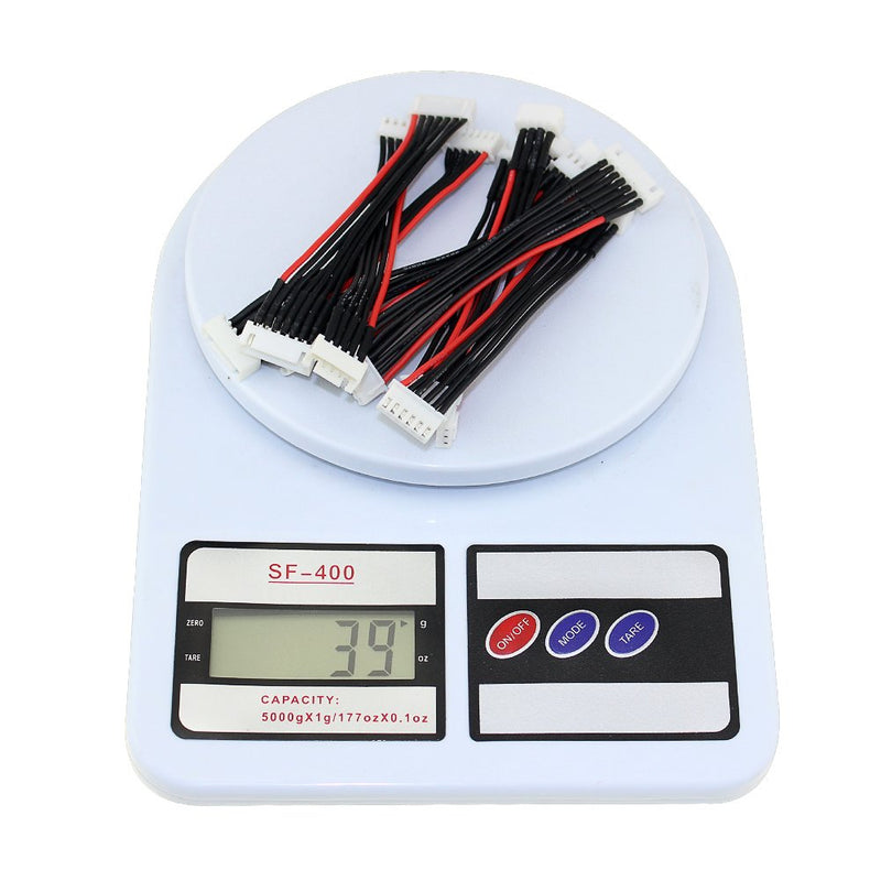 2S/3S/4S/5S/6S Battery Balance Charger Silicone Wire Extension Lead JST-XH Connector Adapter Plug Battery Wire Balance Leads Extension Cable for Li-Po Batteries(Each Size 2pcs) - LeoForward Australia