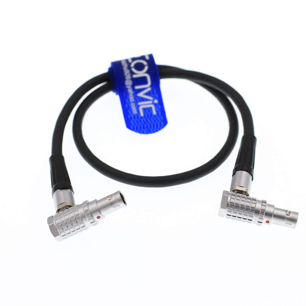  [AUSTRALIA] - Eonvic Teradek Bond/ARRI Alexa Camera Power Adapter Cable Right Angle 2 Pin (1, Straight Cable)