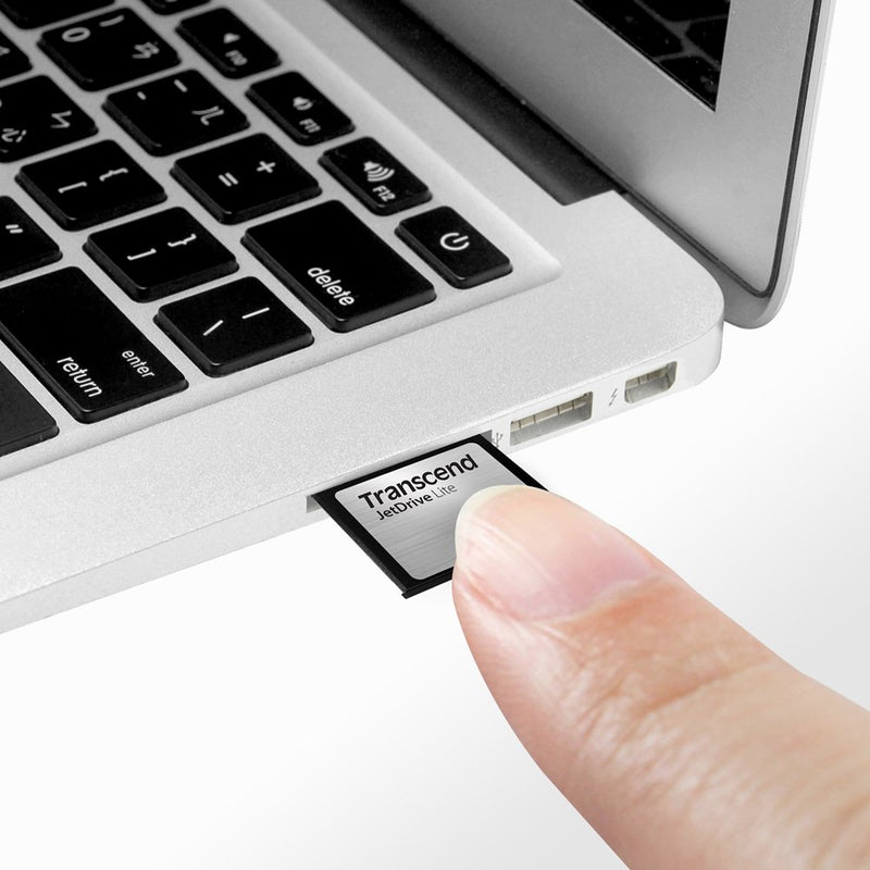  [AUSTRALIA] - Transcend 128GB JetDrive Lite 130 Storage Expansion Card for 13-Inch MacBook Air (TS128GJDL130) , Black