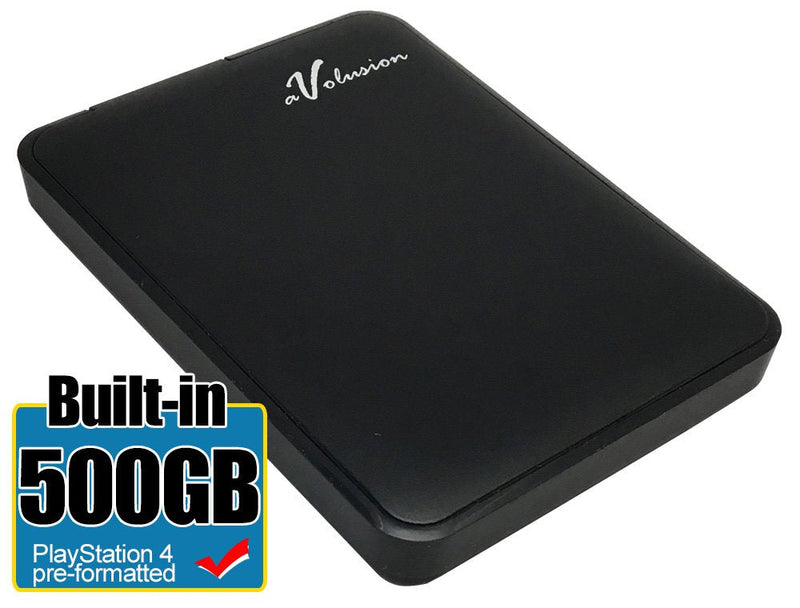  [AUSTRALIA] - Avolusion 500GB USB 3.0 Portable External PS4 Hard Drive (PS4 Pre-Formatted) HD250U3-Z1 - w/2 Year Warranty